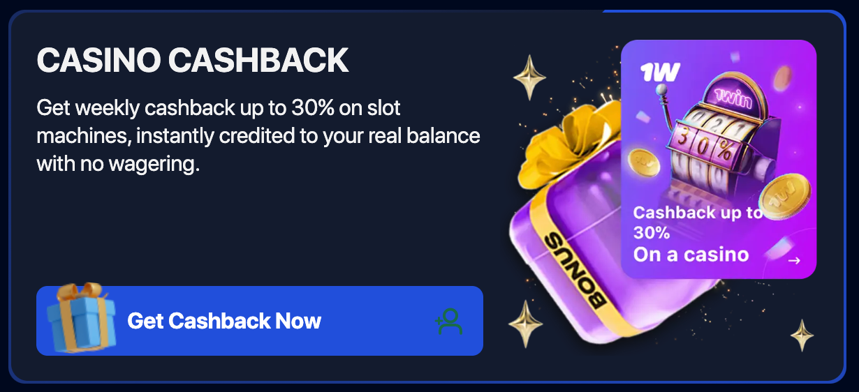 1Win App Promo Banner — 500% Bonus